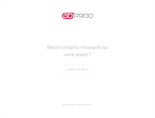 Tablet Screenshot of goprod.fr